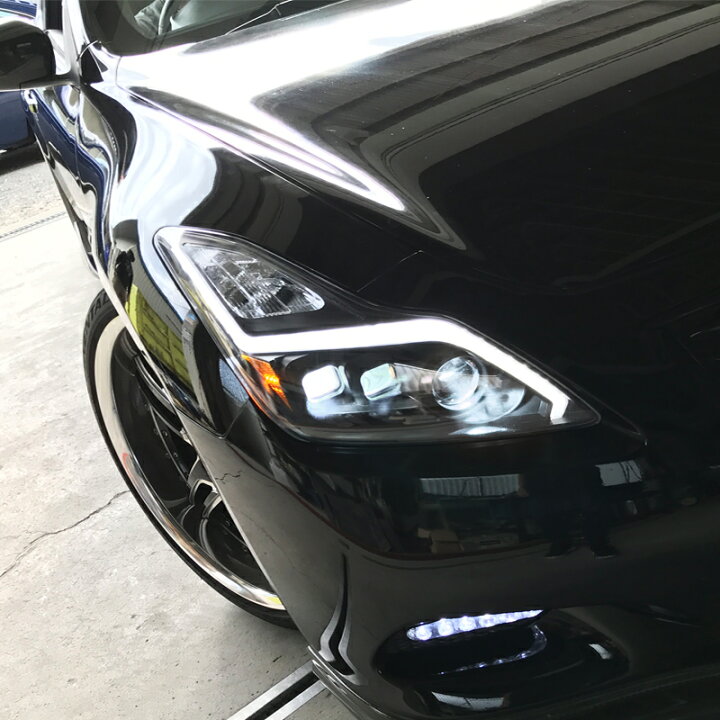 楽天市場】CKV36 V36 スカイラインクーペ ファイバー LED ヘッドライト 