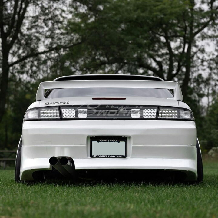 楽天市場】S14 CS14 シルビア LED テールランプ クリアー ブラック 