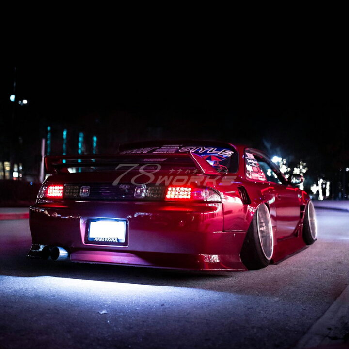 楽天市場】S14 CS14 シルビア LED テールランプ クリアー オール 