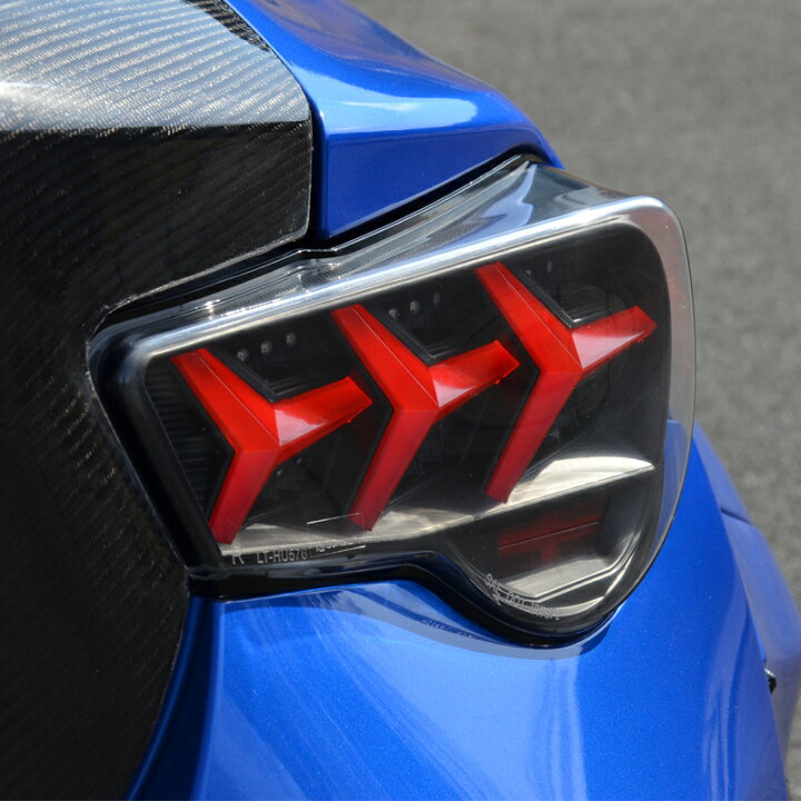 楽天市場】ZN6 ZC6 86 BRZ ファイバー LED テールランプ V3 ブラック 