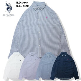 【父の日GIFT】【U.S.POLO ASSN. 02-27】U.S.POLO ASSN.B.Dシャツ春夏新作 US POLO ASSN メンズトップス レディーストップス オックスシャツ ボタンダウンシャツ カジュアルシャツ 1pointシャツ U.S.POLO ASSN.シャツ 刺繍シャツ 7bridge プレゼント