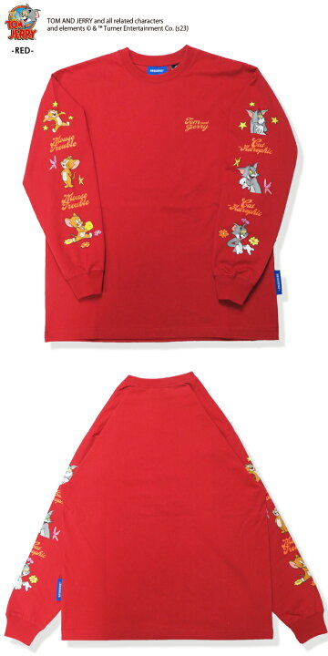 楽天市場】【10%OFF】SALE【Sequence 02-22】TOM&JERRY 袖プリントロン 