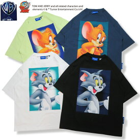 【10％OFF】【SALE】【Sequence 04-24】TOM&JERRY BIG PHOTO Tシャツトムとジェリー tシャツ メンズ レディース tom and jerry トップス ビッグTシャツ トムジェリ 半袖 PHOTOプリント バックプリント トムジェリT アニメ キャラ ブランド 感謝祭