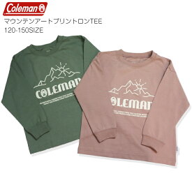 【20％OFF】【SALE】【COLEMAN 09-05】COLEMAN マウンテンアートプリントロンTee 新作 tシャツ キッズ 長袖 キッズロンTee 子供ロンTee キッズトップス 子供トップス COLEMANキッズ COLEMANTシャツ アウトドアTシャツ キャンプTシャツ 正規品 7bridge 春ロンT