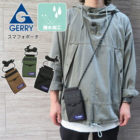 【10％OFF】【SALE】【GERRY 04-22】スマホショルダーバッグ 春夏新作 スマホショルダー メンズ レディース バック 撥水加工 多機能 ショルダーバック ミニショルダー 通勤 通学 パスケース フェス 遊園地 アウトドア 手ぶら GERRY 7BRIDGE