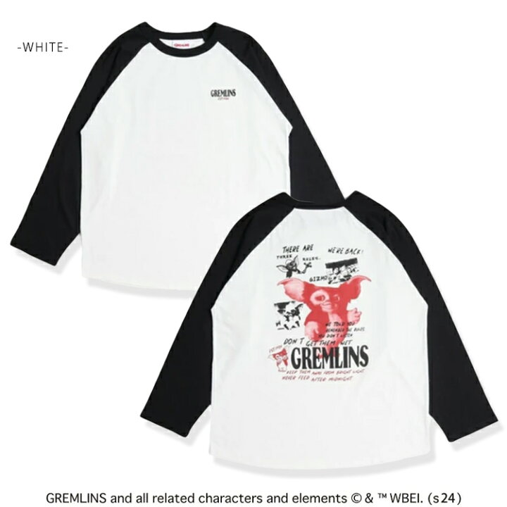 楽天市場】【10%OFF】SALE【Gremlins 08-10】グレムリンラグランロン 