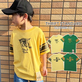 【20％OFF】【SALE】【THRIFT STANDARD 07-11】THRIFT NEW TIGER Tシャツtシャツ キッズ トップス キッズt 子供tシャツ 子供t 男の子 女の子 130 140 150 160 アメカジ トラ タイガー プリント 親子お揃いTシャツ 7bridge セブンブリッジ