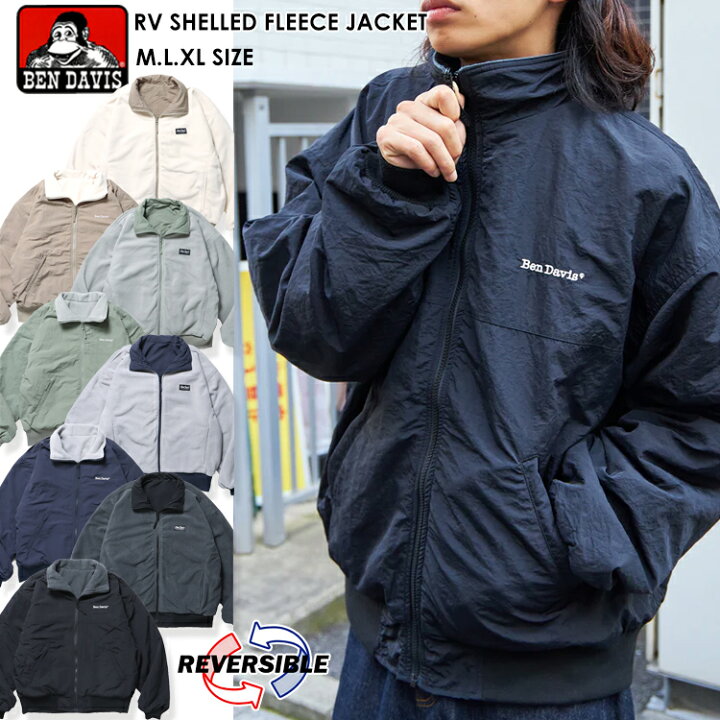 楽天市場】【20%OFF】SALE【BEN DAVIS 11-06】RV SHELLED FLEECE 