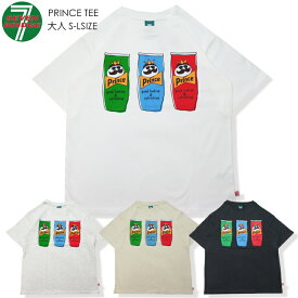 【父の日GIFT】【7BRIDGE 05-09】PRINCETシャツtシャツ メンズ レディース トップス メンズTシャツ ビッグT レディースTシャツ パロディーT お菓子グラフィック お揃い tシャツ 半袖 春 夏 7bridge 綿100％Tシャツ セブンブリッジ アメカジ