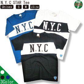 【OUTLET】【7BRIDGE】N.Y.C STAR Tシャツ tシャツ レディース メンズ ユニセックス 半袖 春 夏 アウトレット OUTLET セール sale NY 星 お揃い ギフト 在庫処分