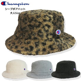 【20％OFF】【SALE】【CHAMPION 12-06】CHAMPION シープボアハット秋冬 新作 チャンピオン ハット バケットハット メンズハット レディースハット ボアハット モコモコハット 防寒帽子 チャンピオンボアハット トレンドアイテム 正規品 7bridge