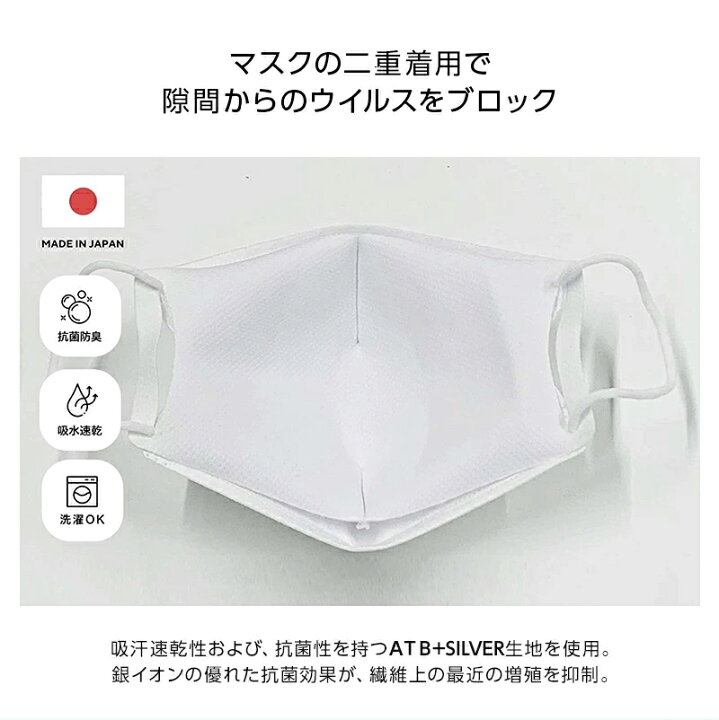 楽天市場】[3枚入り] インナー マスク ストレッチ うるさら メッシュ 