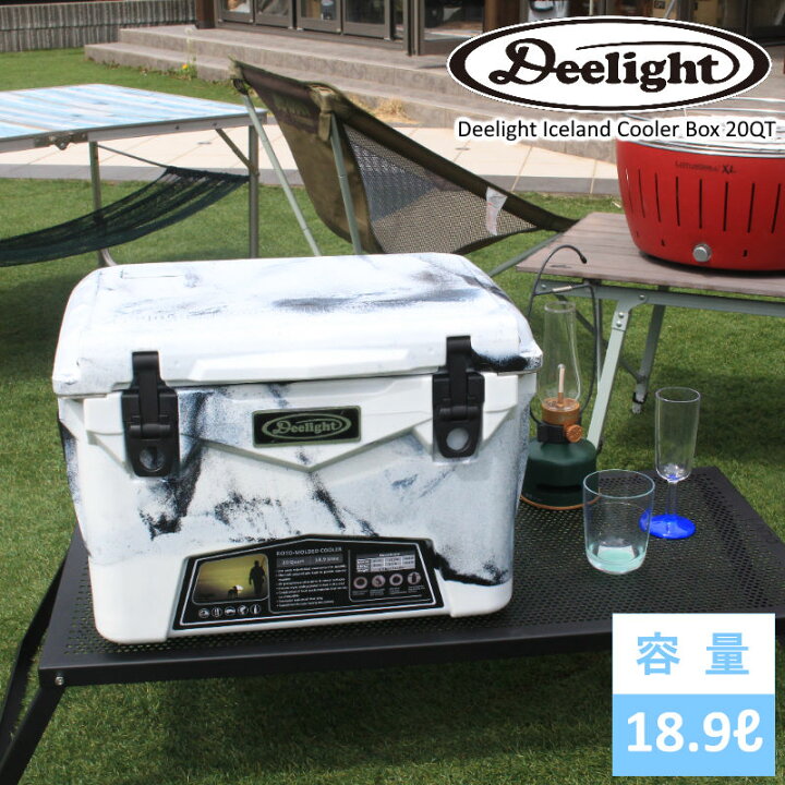 楽天市場】Deelight/ディーライト クーラーボックス20QT Iceland 
