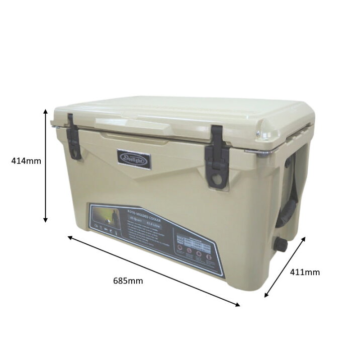 楽天市場】【SS10】Deelight/ディーライト クーラーボックス45QT 