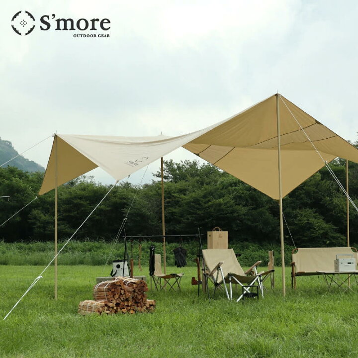 楽天市場 あす楽 S More スモア アルミタープポールf28mm 高さ240cm 木目調のおしゃれなポール 4本繋ぎ合わせる組み立て式で収納コンパクト 6061アルミ合金を採用した強度のあるテントポール タープポール アルミポール 送料無料 P変 7dials楽天市場支店