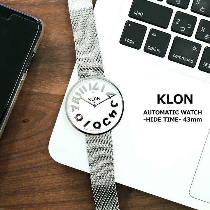 楽天市場】KLON/クローン AUTOMATIC WATCH -HIDE TIME- 43mm 機械式 