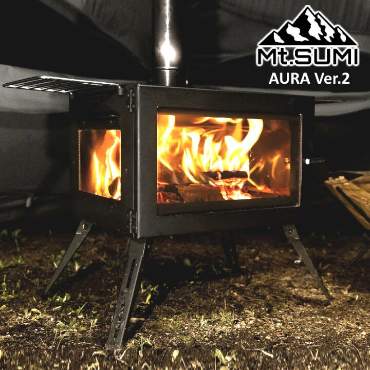 楽天市場】2024年製 Mt.SUMI/マウントスミ WoodStove AURA2/薪ストーブ 