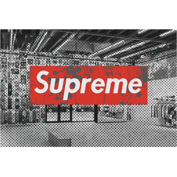 楽天市場 あす楽 アモアアート Amour Art Wake Me Up Supreme シュプリーム をモチーフにした海外アート作品 アートパネル キャンバス生地 609mm 406mm プッシュピンで簡単に飾れるおしゃれ 送料無料 ポイント最大26倍 7dials楽天市場支店