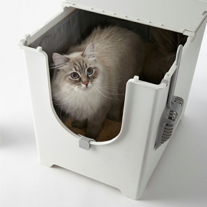 楽天市場】モデコ フリップリターボックス/modko flip Litter box 前面 