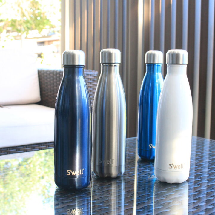 楽天市場 あす楽 Swell Bottle 500ml スウェルボトル500ml 水筒 保冷 おしゃれ 水筒直飲みステンレスボトル 独自技術の真空断熱3重構造でしっかり保温保冷 デザインボトル 送料無料 P変 7dials楽天市場支店