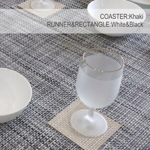 chilewich/`EBb` oXPbgEB[u R[X^[10cm×10cm basketweave COASTER ꗬze⍂XgȂǂňp邨ȃR[X^[yARz