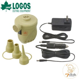 【あす楽】 LOGOS/ロゴス AC/DC・2wayパワーブロー(4mロングDCコード/0.51PSI)AC電源とDC12V電源使用可能な電動ポンプ