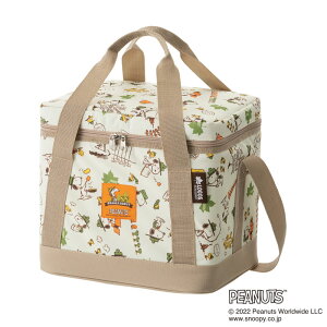 LOGOS/ロゴス SNOOPY ソフトクーラー-BB 折りたたみはスリム収納 スヌーピーの可愛いソフトクーラーボックス ソフトクーラーバッグ 容量15リットル 10mm厚の断熱材【2022】【AR】