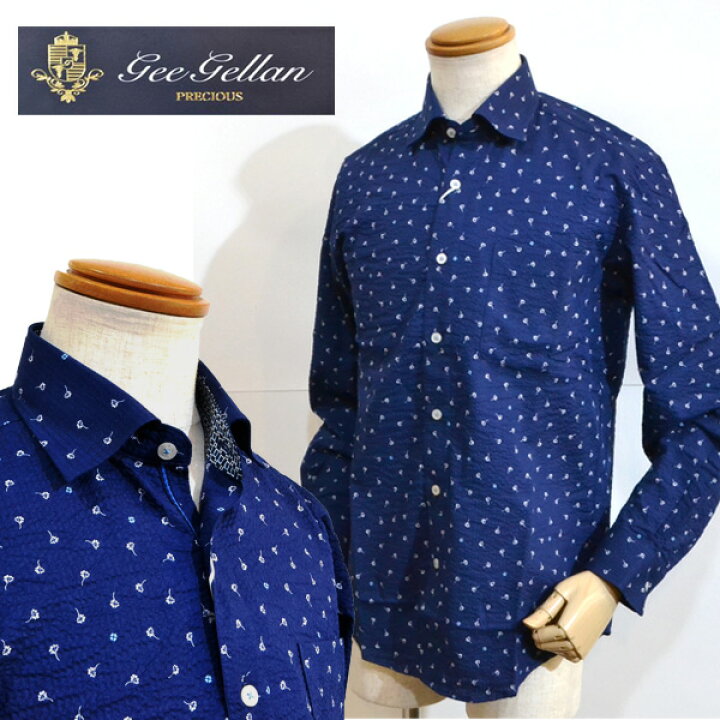 楽天市場】【50%OFF SALE】 ジーゲラン GEEGELLAN 長袖 シャツ メンズ 