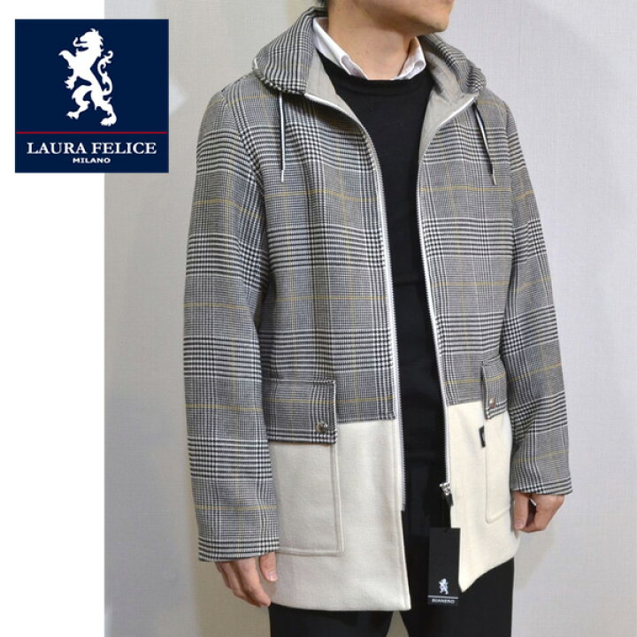 楽天市場】ラウラフェリーチェ メンズ ショートコート ハーフコート 