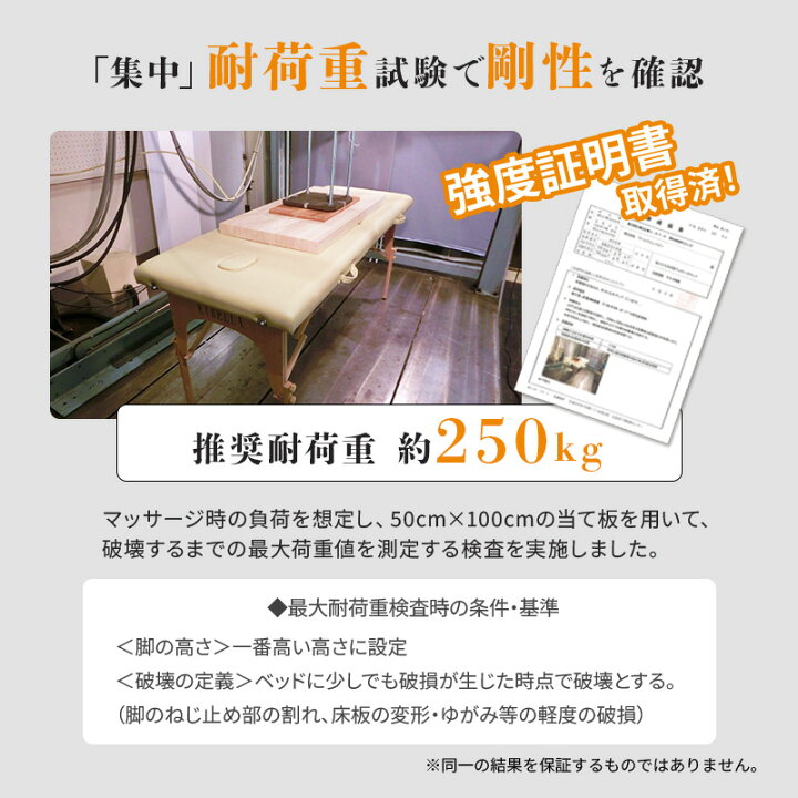 楽天市場】軽量 折りたたみ マッサージベッド アルミ製 有孔 長さ185 
