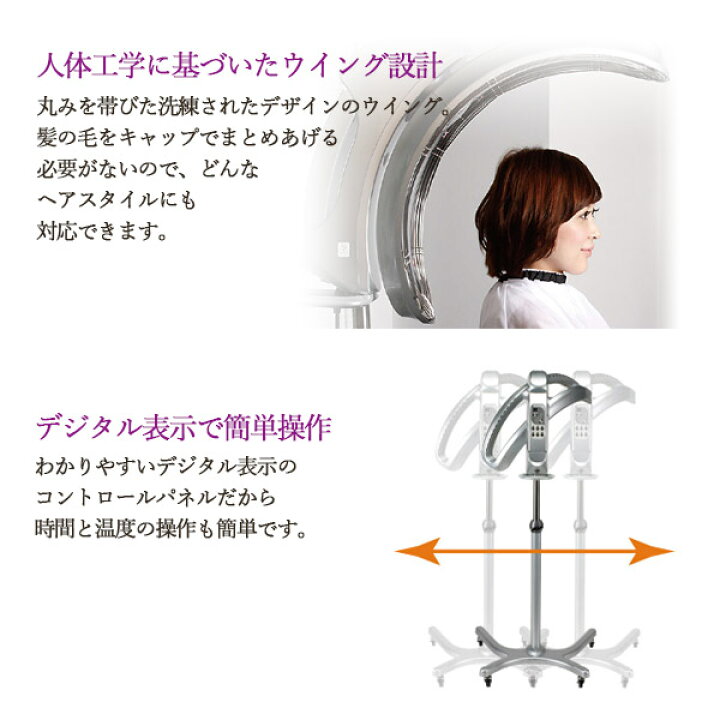 楽天市場】【2年保証】遠赤外線 促進器 促進機 デジタルパーマ VOGUE 