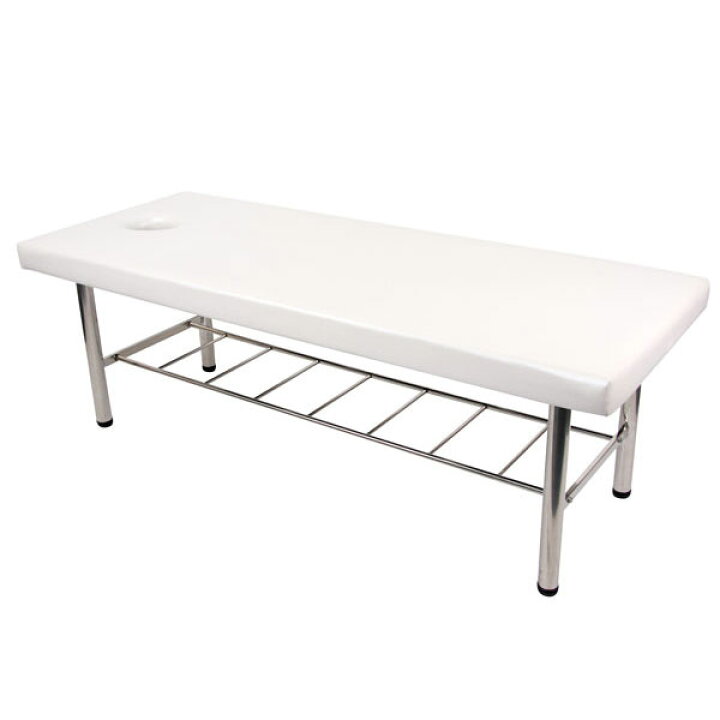 楽天市場】マッサージベッド H脚 有孔 ホワイト 長さ185×幅70×高さ63cm 
