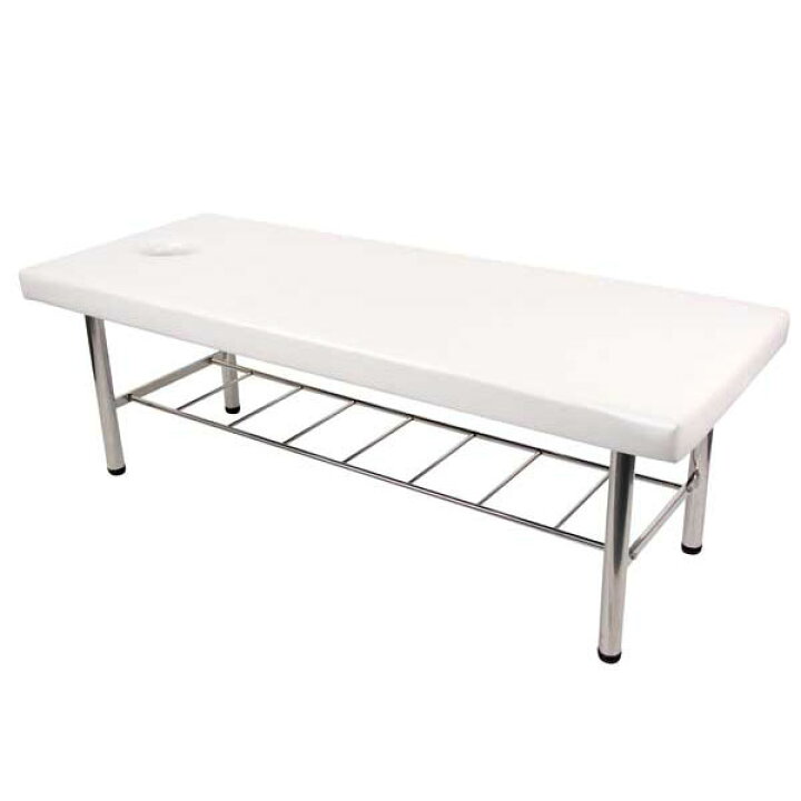 楽天市場】マッサージベッド H脚 有孔 ホワイト 長さ190×幅80×高さ63cm 