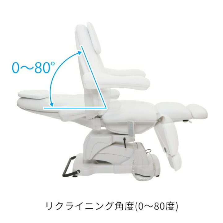楽天市場】電動 フェイシャルベッド PIVOT 3モーター ホワイト 長さ185 