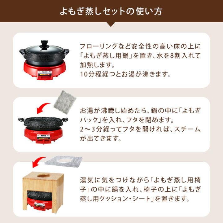 楽天市場】よもぎ蒸し セット 6点 角形椅子 クッション シート100枚 