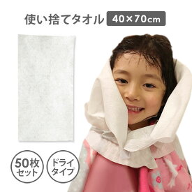 【最大300円OFFクーポン！～4/27 9:59】 ペーパータオル 使い捨てタオル ディスポタオル 70×40cm 50枚入 不織布 ドライタオル ボディタオル 体拭き からだふき 介護 清拭 大判 使い切り掃除 清掃 エステタオル 業務用タオル タオル リニューアルして再登場！