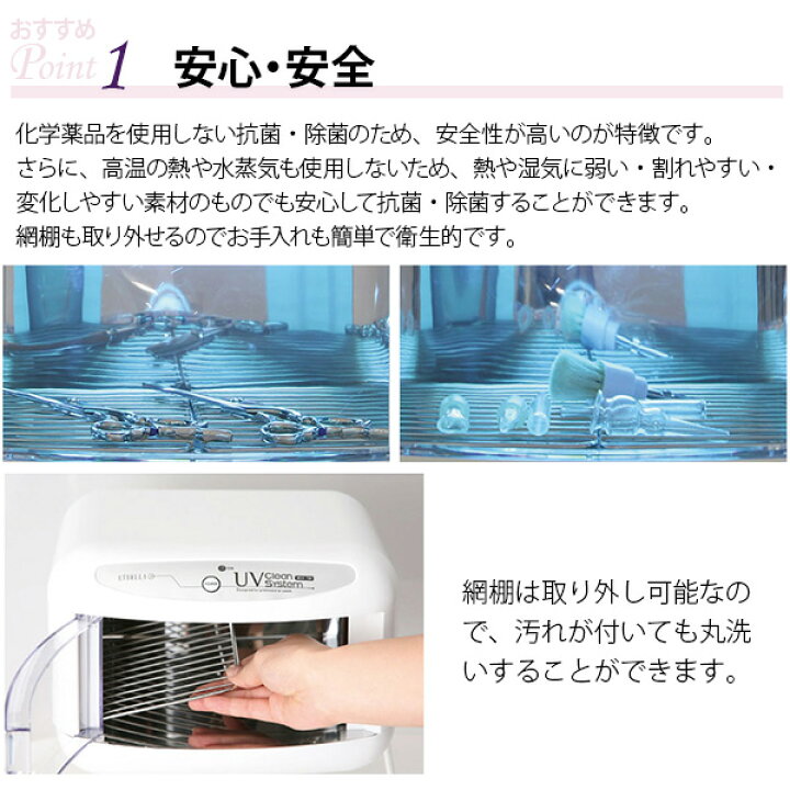 楽天市場】UV クリーンシステム 紫外線 消毒器 ランプ WUV-710 高さ23 