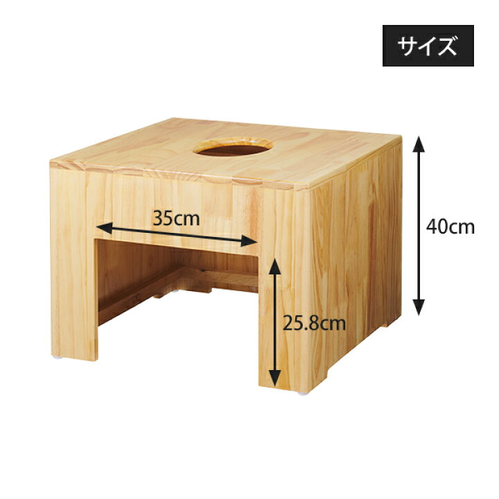 楽天市場】よもぎ蒸し 椅子 角型 イス 背もたれなし 大 幅55×奥行55×高 