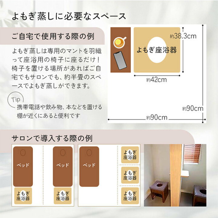 楽天市場】【日本製パック】よもぎ蒸しセット（鍋あり・フード付き 