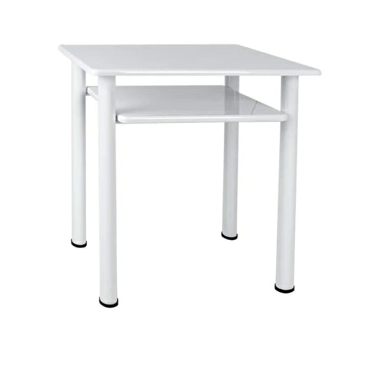 楽天市場 あす楽 ネイル テーブル デスク 机 全2色 幅70 奥行45 高さ75cm ネイルテーブル ネイルデスク スリムデスク 白 パソコンデスク Pcデスク コンセント 平机 作業台 高さ調節 ネイルサロン 在宅勤務 テレワーク E 2 7 1 セブンショップ楽天市場店