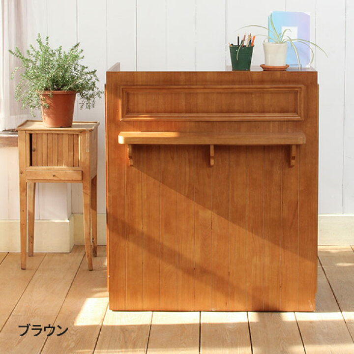 楽天市場】レジカウンター 木製 アンティーク 幅93×奥行44×高さ106  