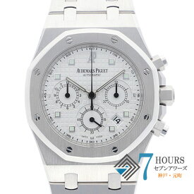 【106852】AUDEMARS PIGUET オーデマ・ピゲ 25960BC.OO.1185BC.01 ロイヤルオーク クロノグラフ ホワイトダイヤル WG 自動巻き ギャランティーカード 純正ボックス 腕時計 時計 WATCH メンズ 男性 男 紳士【中古】