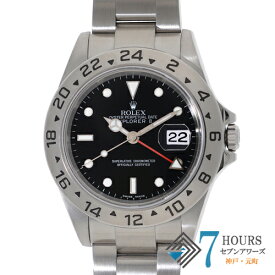 【117989】ROLEX ロレックス 16570 エクスプローラー2 ブラックダイヤル Z番 SS 自動巻き 保証書 当店オリジナルボックス 腕時計 時計 WATCH メンズ 男性 男 紳士【中古】