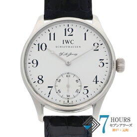 【119099】IWC インターナショナルウォッチカンパニー IW544202 ポルトギーゼ F・A・ジョーンズ ホワイトダイヤル PT/レザー（クロコ） 手巻き 純正ボックス 腕時計 時計 WATCH メンズ 男性 男 紳士【中古】