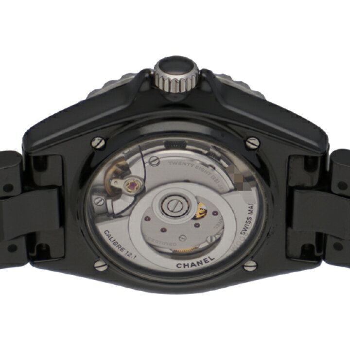 楽天市場】【123674】CHANEL シャネル H5702 J12 12Pダイヤ ブラック  
