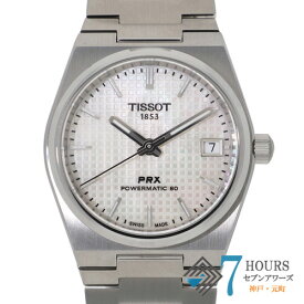 【125277】TISSOT ティソ T137207 PRX パワーマティック80 ホワイトシェルダイヤル SS 自動巻き ギャランティーカード 純正ボックス 腕時計 時計 WATCH ユニセックス【中古】