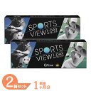 【最大1000円OFFクーポン＆エントリーでP5倍】スポーツビューワンデー 2箱 (1箱30枚) コンタクトレンズ ワンデー アイミー スポーツ ビュー コンタクト 1Day 1日使い捨て SPORTS VIEW ONEDAY AIME 運動 アスリート