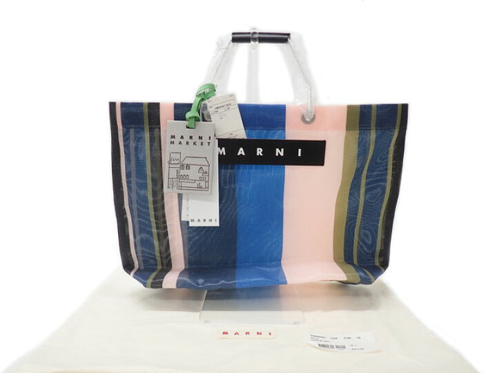 楽天市場】マルニ マーケット MARNI MARKET STRIPE BAG ストライプ  