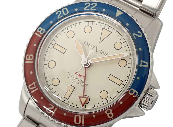 楽天市場】OUTLINE アウトライン チックタック GMT-1950 YK20234-2PPWH 
