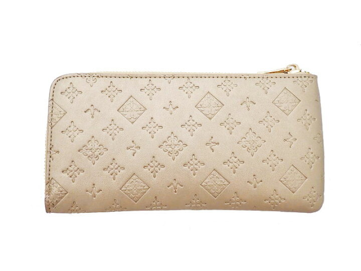 楽天市場】Daily russet デイリーラシット PU Embossed Long Wallet PU 